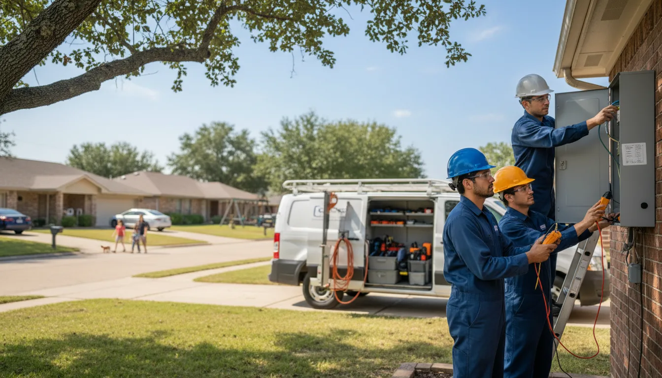 Certified electrician providing emergency electrical services in Recluse, WY